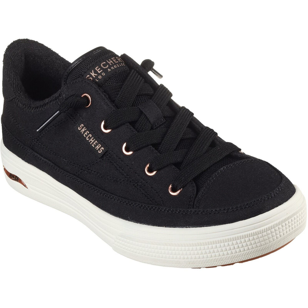 Skechers (, ) Arch Fit Arcade - Meet Ya There Textile Women's Black Trainers