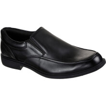 (, ) Skechers Dreston Ratlon Leather Men's Black Loafers