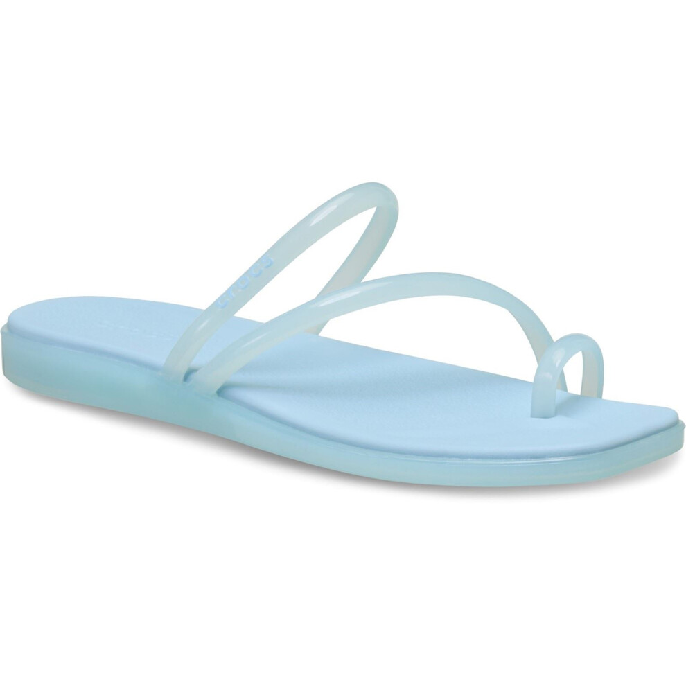 Crocs (, ) Miami Jely Toe Loop Eva Women's Sky Blue Sandals