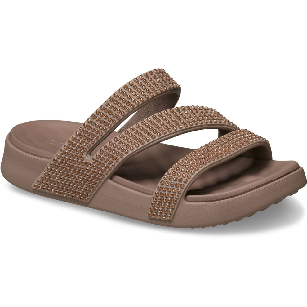 Crocs (, ) Getaway Strappy Eva Women's Latte Sandals