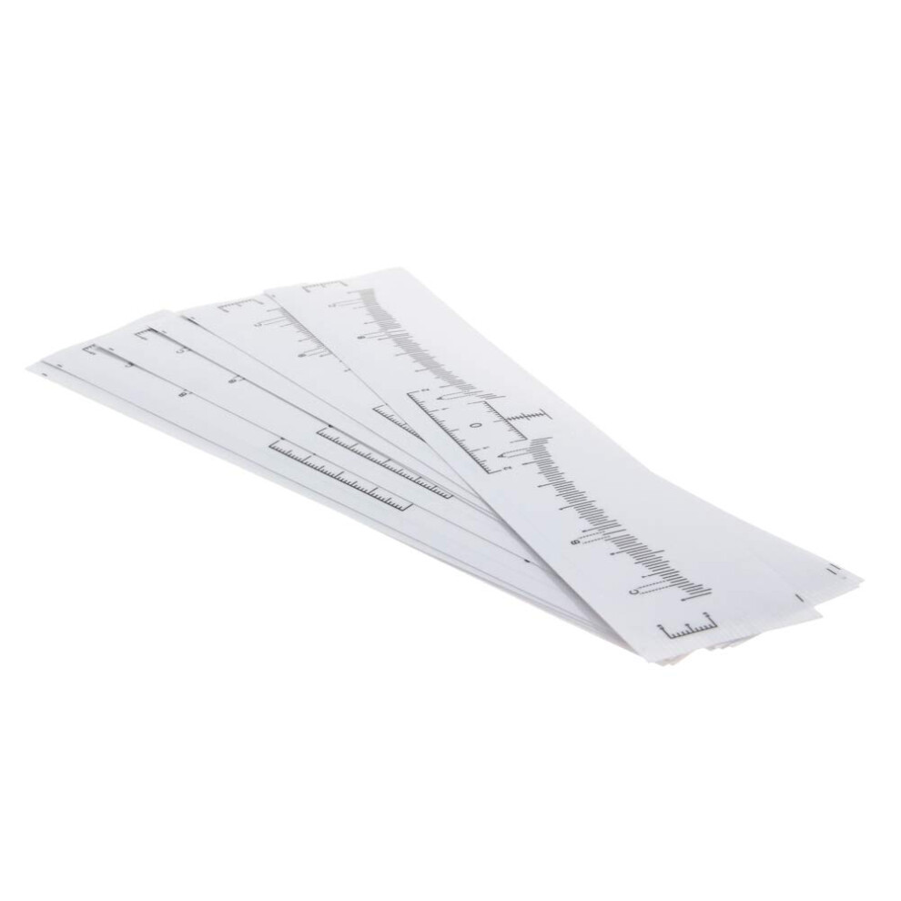 Golden Eyebrow Ruler Stickers 10Pcs Set For Precise Brow Mapping And Microblading Ratio Guide