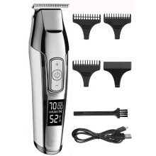 Hair Clippers for Men Cordless LED Display Beard Trimmer Adjustable Speed Rechargeable Low Noise