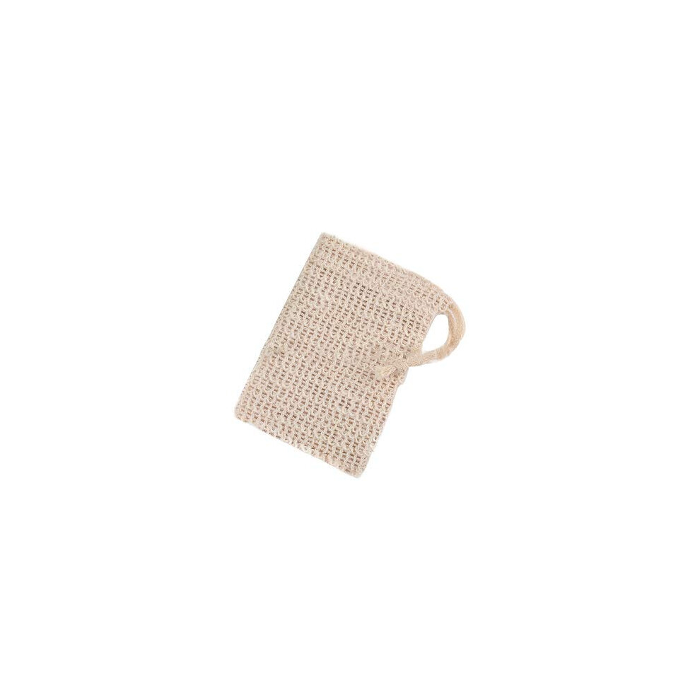 Natural Sisal Soap Saver Bag 4pcs Exfoliating Soap Pouch for Shower Bath Reduce Waste Rich Foam