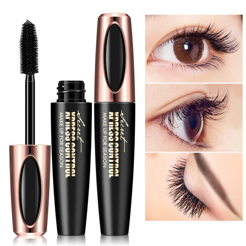 Waterproof Mascara with Lash Lengthening Effect and Precision Liquid Eyeliner 2in1 Combo 1