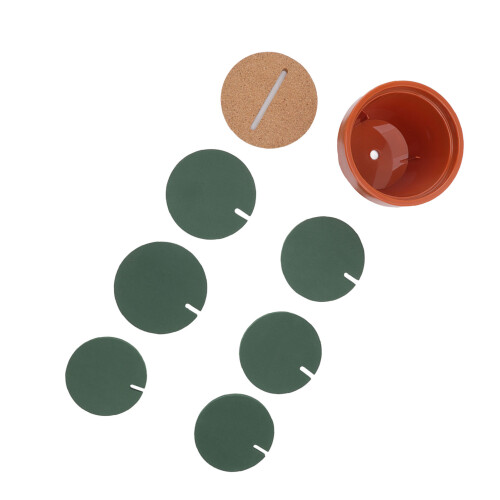 Conjunto de porta-copos de cacto em EVA com 7 peças 2