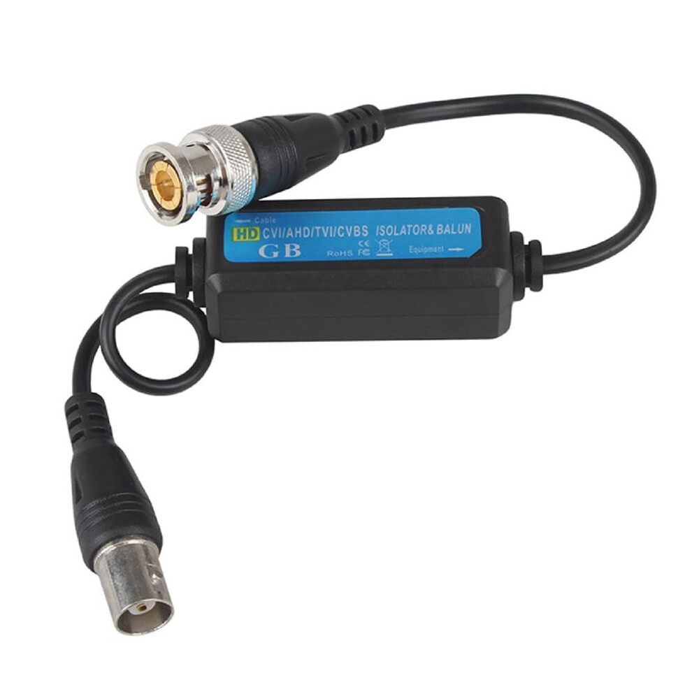Bnc Male To Female Cctv Ground Loop Isolator Eliminates Noise Maintains Clear Cvi Cvbs Video 9169991705309