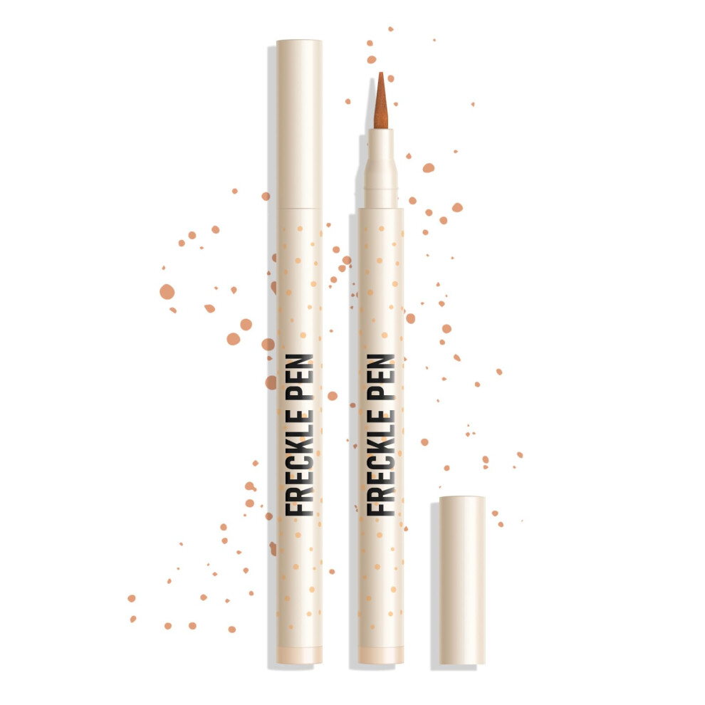 Orange Waterproof Freckle Pen For Natural Looking Fake Freckles With Precise Ultrafine Tip, 1Pcs