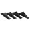 Kit diffusore paraurti posteriore ABS nero 1553 cm 15