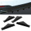 Kit diffusore paraurti posteriore ABS nero 1553 cm 4