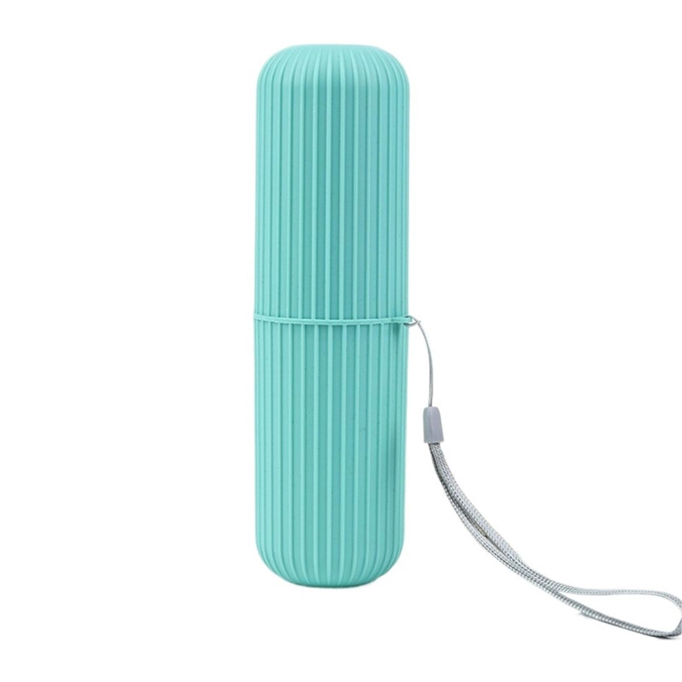 Green Travel Toothbrush Case 20 Pack With Dustproof Brush Protection And Secure Snap Closure