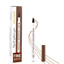 Brown Waterproof Microblading Eyebrow Pencil with FourPoint Tip for Natural LongLasting Brows