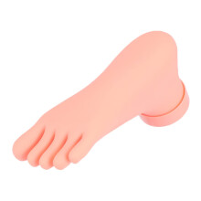 Nail Art Practice Right Foot Model – Realistic Silicone Pedicure Training Mannequin, Lightweight Durable