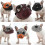 Breathable Mesh Dog Muzzle for Short Snouts Adjustable Fit Black Grey 8