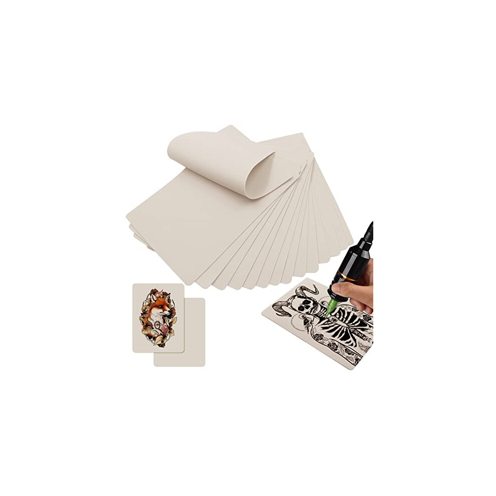 Tattoo Practice Skin 20pcs Double Sided 8x6 Inch with Realistic Texture for Microblading Training