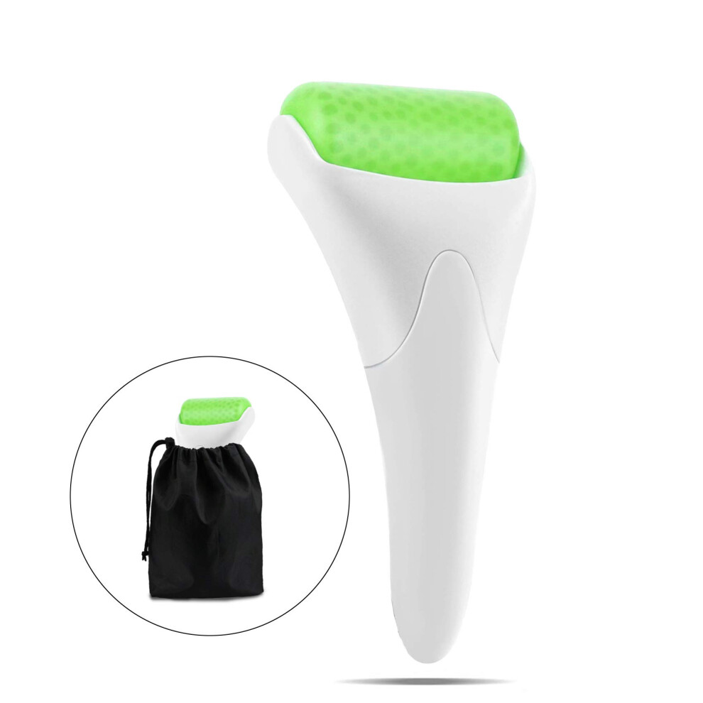 Ice Roller for Face and Eyes  Puffiness and Wrinkle Relief, Cooling Facial and Body Massager with Bag