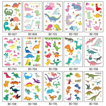 15 Sheets Cartoon Dinosaur Temporary Tattoo Stickers for Kids and Adults Party Favors
