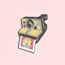 Vintage Camera Enamel Pin Brooch Retro Photography Style Gift for Jackets Bags and Friends