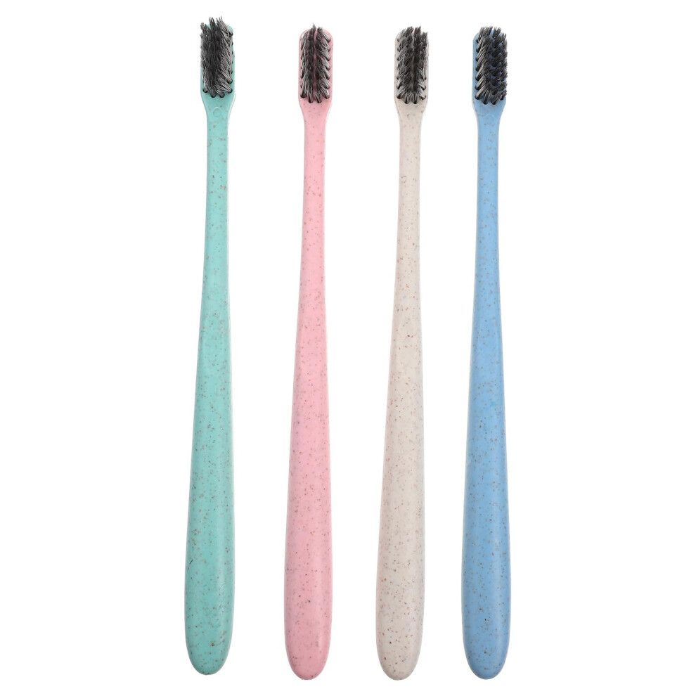 12pcs Soft Bristle Manual Toothbrush Set for Gentle Plaque Removal and Travel Use
