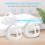 Face Mask Bracket 5pcs Silicone Support Frame for Comfortable Breathing and Makeup Protection 5
