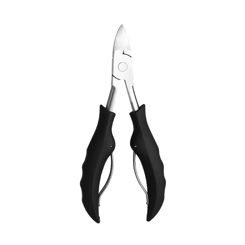 Toenail Clippers for Thick and Ingrown Nails, Professional Stainless Steel for Seniors, Black