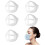 Face Mask Bracket 5pcs Silicone Support Frame for Comfortable Breathing and Makeup Protection 1