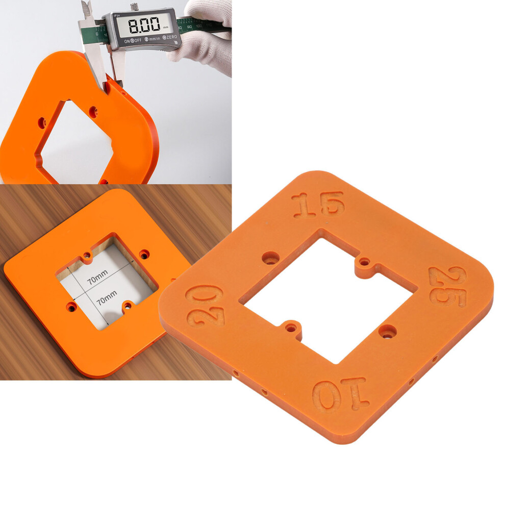 Round Corner Radius Template R10 R15 R20 R25 Woodworking Router Jig Auxiliary Tool 5001384786929