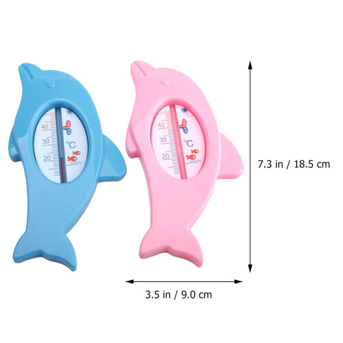2Stk Schwimmendes Badethermometer Cartoon Thermometer 1