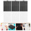 12Pcs Multi Plastic Grid Mesh Sheets for DIY Sewing Embroidery Crafts 9