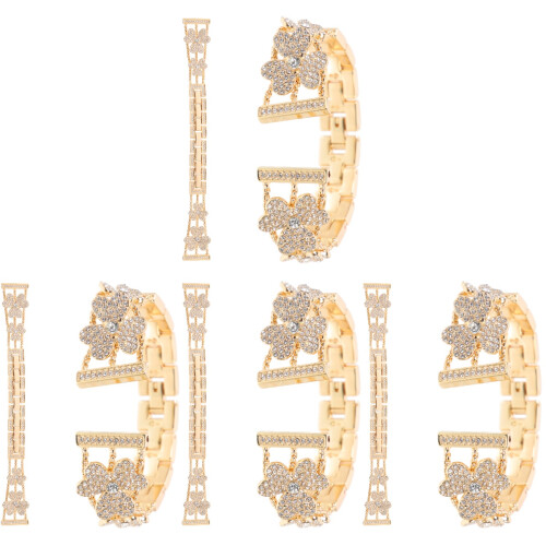 4Pcs Replaceable Watch Bands Metal Wristwatch Straps 1