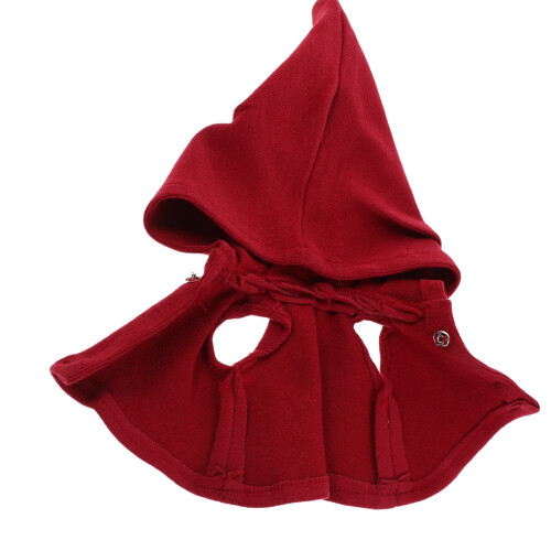 3St Donkerrode Tovercape Voor Popfiguren Polyester Popkostuum 1