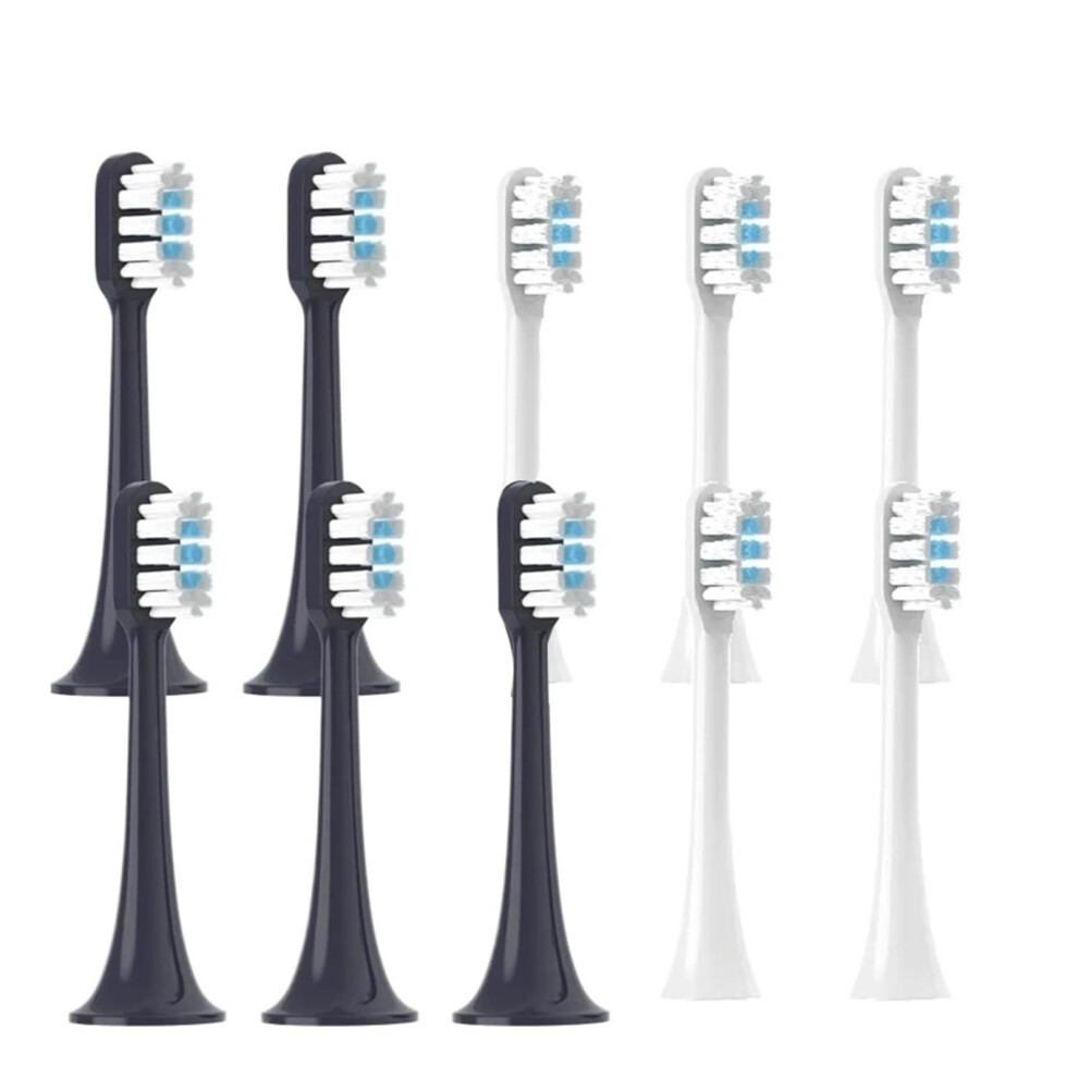 Replacement Toothbrush Heads for MIJIA T301 T302 T501 Sonic Electric Toothbrush, Soft Bristles 10 Pack Vacuum Sealed