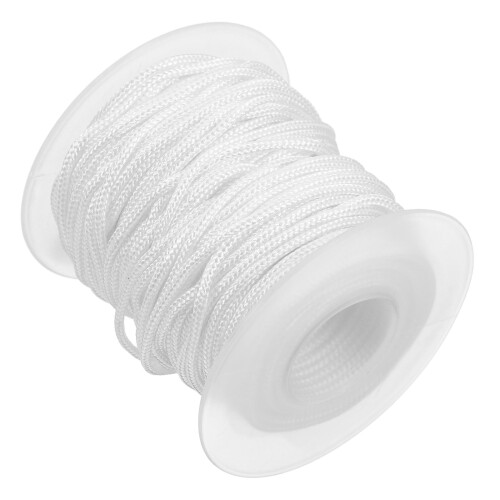 White Polyester Window Blind Cord for Roller Blinds Easy Pull