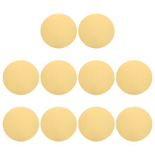 10Stk Runde Kuchen-Unterlagen Gold Antihafteffekt Für Backen