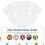 Tasting Schalen Salatschalen Rund 50 6