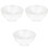 3Stk Schüssel Transparent Für Gemüse Dessert Und 3