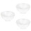 3Stk Schüssel Transparent Für Gemüse Dessert Und 6