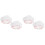 4Pièces Bonnets Imperméables Blancs Pour Douche Et 6