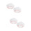 4Pièces Bonnets Imperméables Blancs Pour Douche Et 4