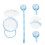 2Sets Schnullerbox Pp+silikon, , Tragbar Mit Für Zuhause 8