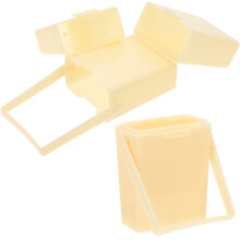 4Pièces Accessoires Lavage Pinceaux Plastique Khaki Réutilisables