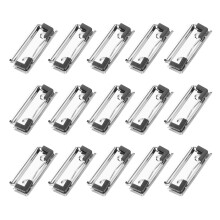 45Pièces Clips Métal Argentés Bureautique À Ressort