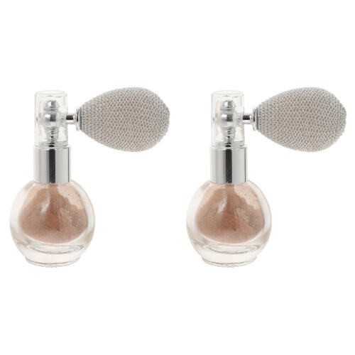 2Pièces Spray Poudre Illuminatrice Transparent Usage Corps Et 1