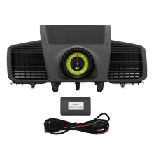 Luxurious Interior Dashboard Mounted Stopwatch, Exquisite Workmanship High-Quality ABS Material Instrument Panel Top Cover for Porsche Cayenne
