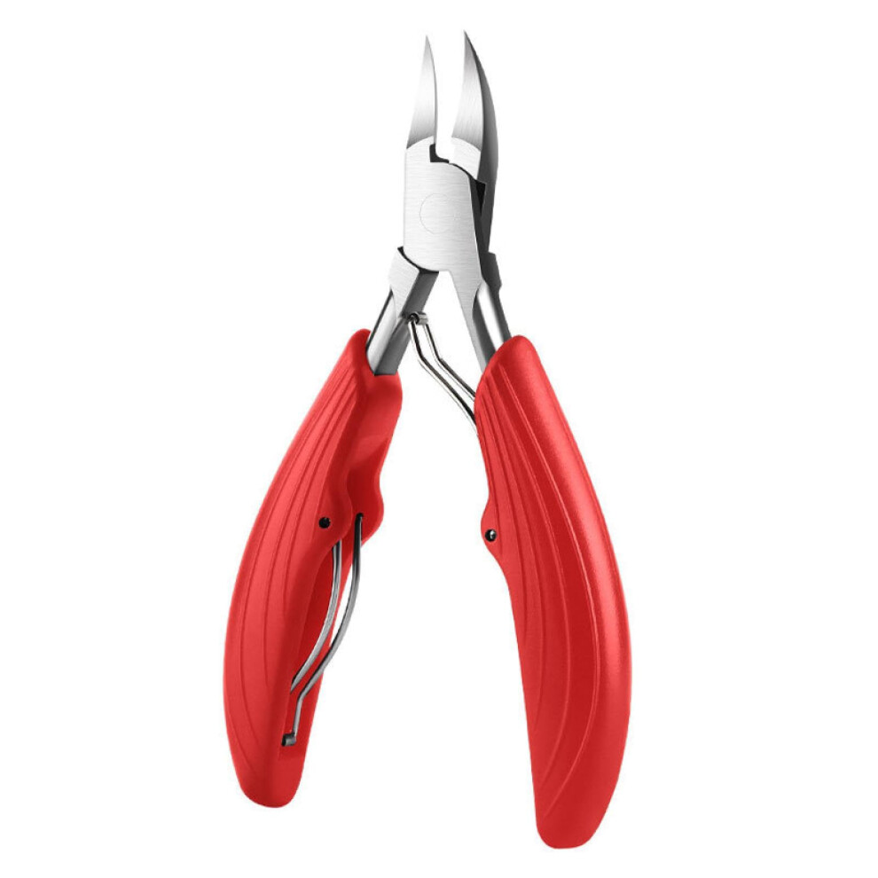 Nail Clipper and Cuticle Nippers with Precision Stainless Steel Blades for Ingrown Thick Toenails