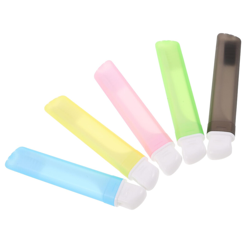 Foldable Travel Toothbrush Set with Soft Bristles Lightweight Compact Design for Camping and Trips