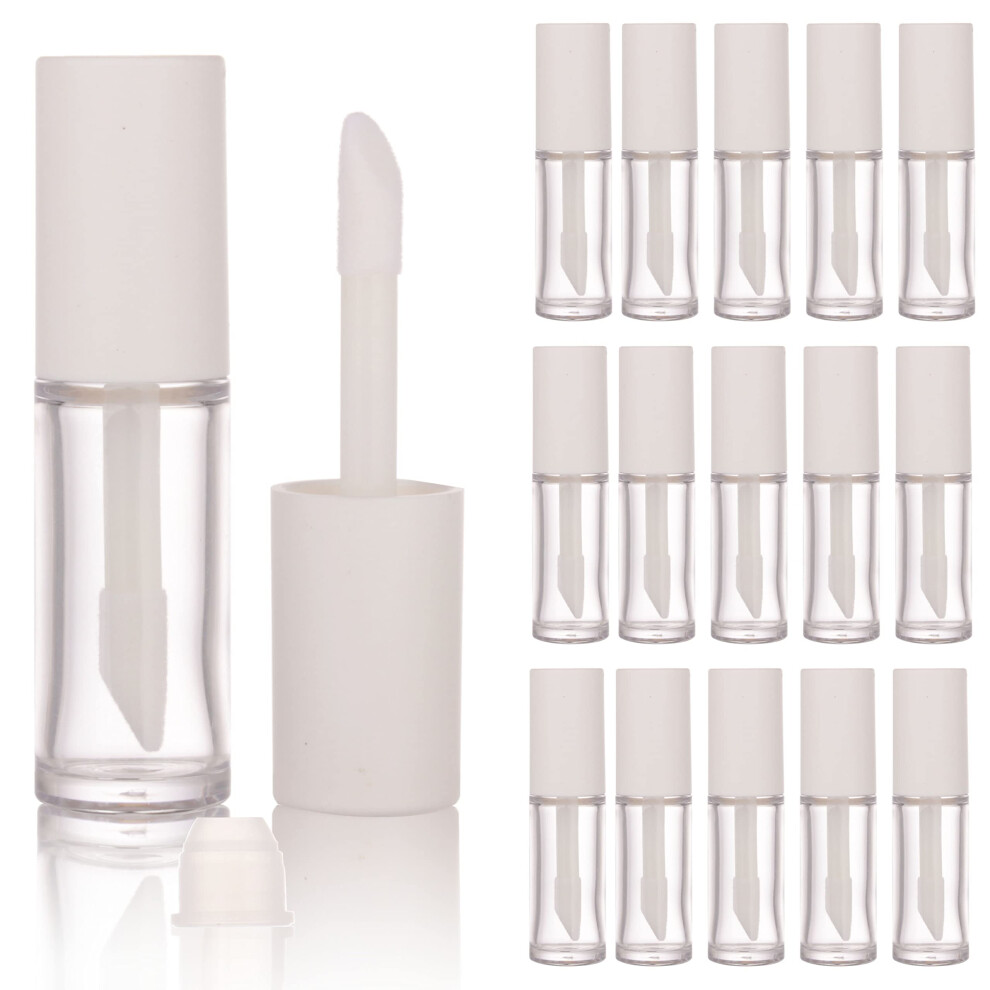 15PCS PETG Empty Lip Gloss Tubes 10ml with Precise Wand Applicator LeakResistant for DIY Cosmetics