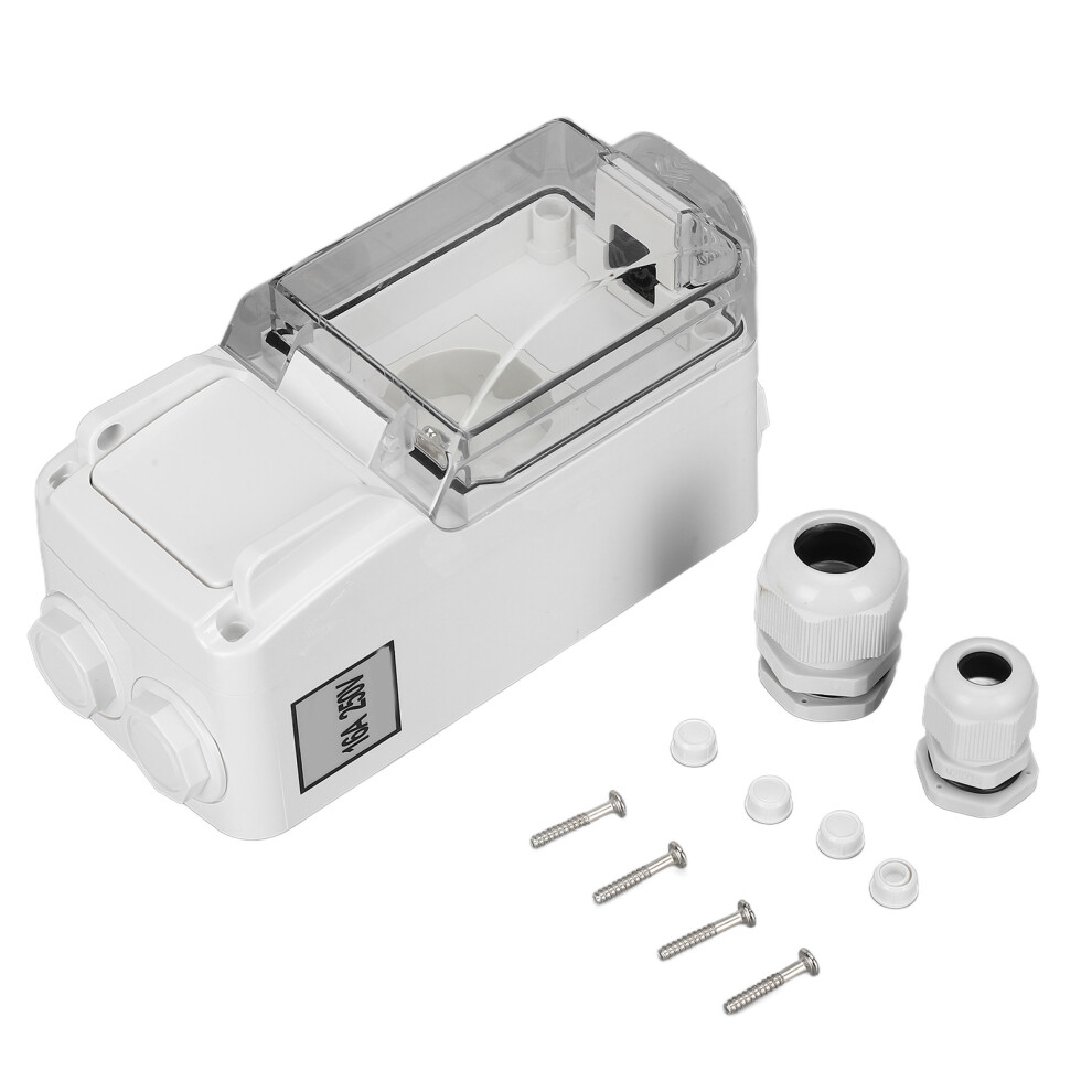 Ip66 Waterproof Abs Socket & Toggle Switch Outlet 250V 16A French Standard 9341390594818