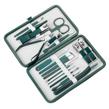 Nail Clippers Set with Steel Scissors Manicure Kit for Precise Nail Trimming and Travel Grooming