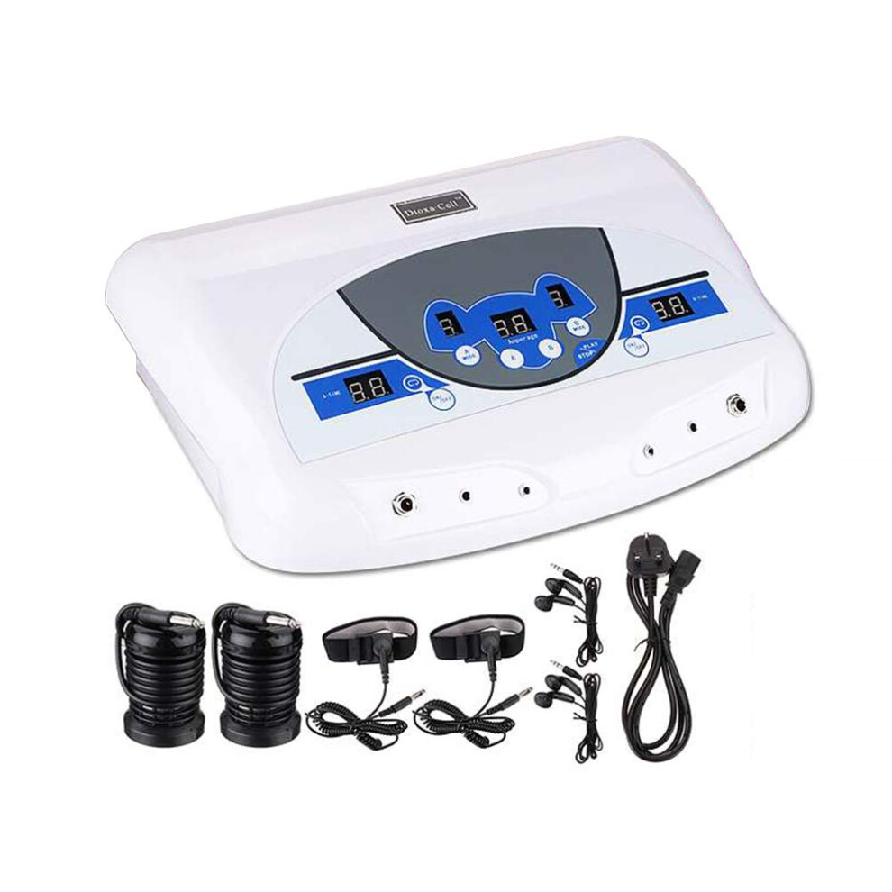 Dual User Ionic Foot Detox Machine with MP3, 3 Modes, 110Vâ220V Ion Cleanse Foot Spa for Home and Salon