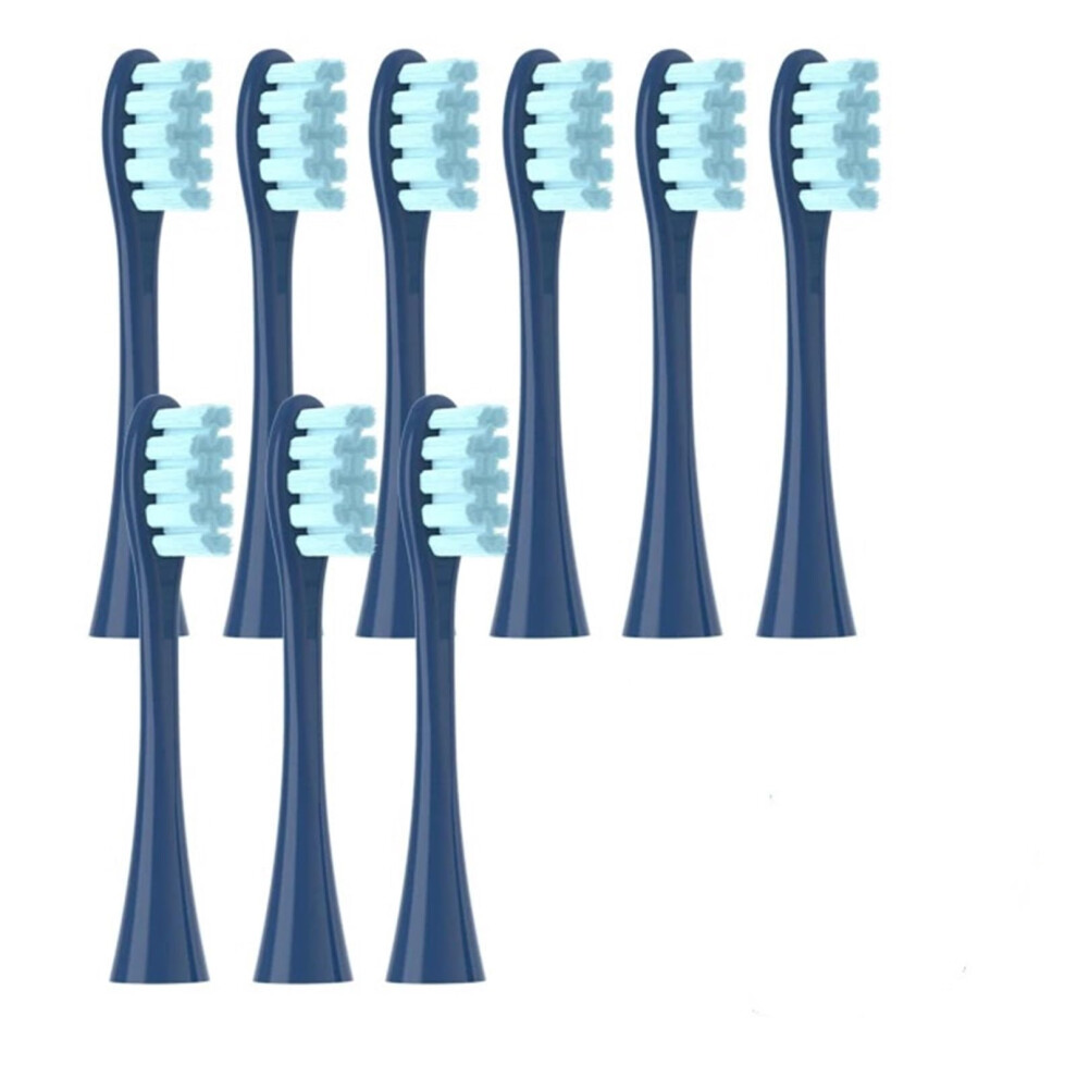 9 Pack Replacement Toothbrush Heads Compatible with Oclean Flow X PRO F1 Z1 One Air2, Soft Bristles